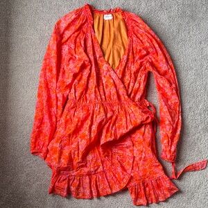 Lovers + Friends wrap dress